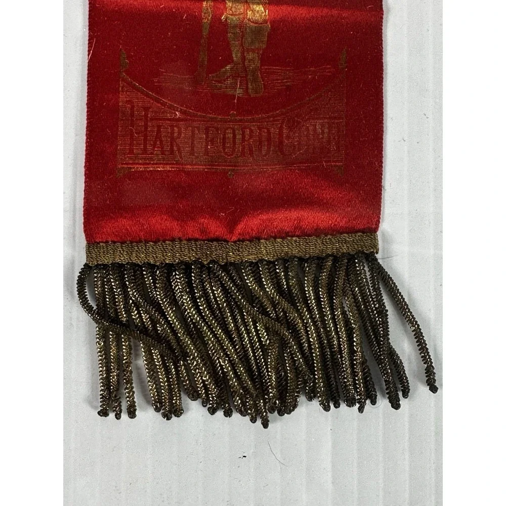 Antique Putnam Phalanx‎ Hartford CT Veterans Ribbon Military Dared To Follow